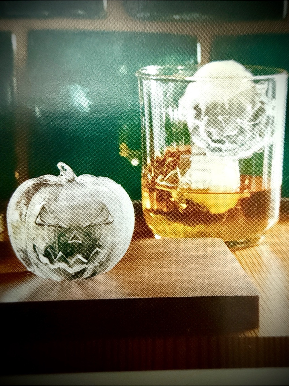 Threshold Halloween Jack-o’-lantern 🎃 Face Pumpkin Silicone Ice Cube Tray Mold